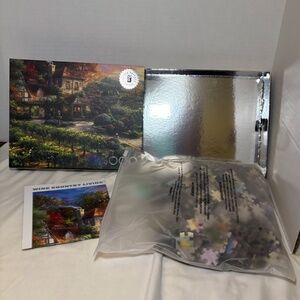 Ceaco Silver Thomas Kinkade Wine Country Living 1000 Piece Jigsaw Puzzle NEW